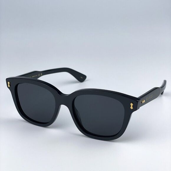 NEW Gucci GG1264S 001 Black Grey Square Women Sunglasses main image 4